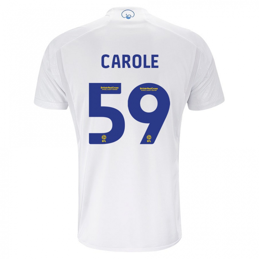 Kvinder Keenan Carole #59 Hvid Hjemmebane Spillertrøjer 2023/24 Trøje T-Shirt