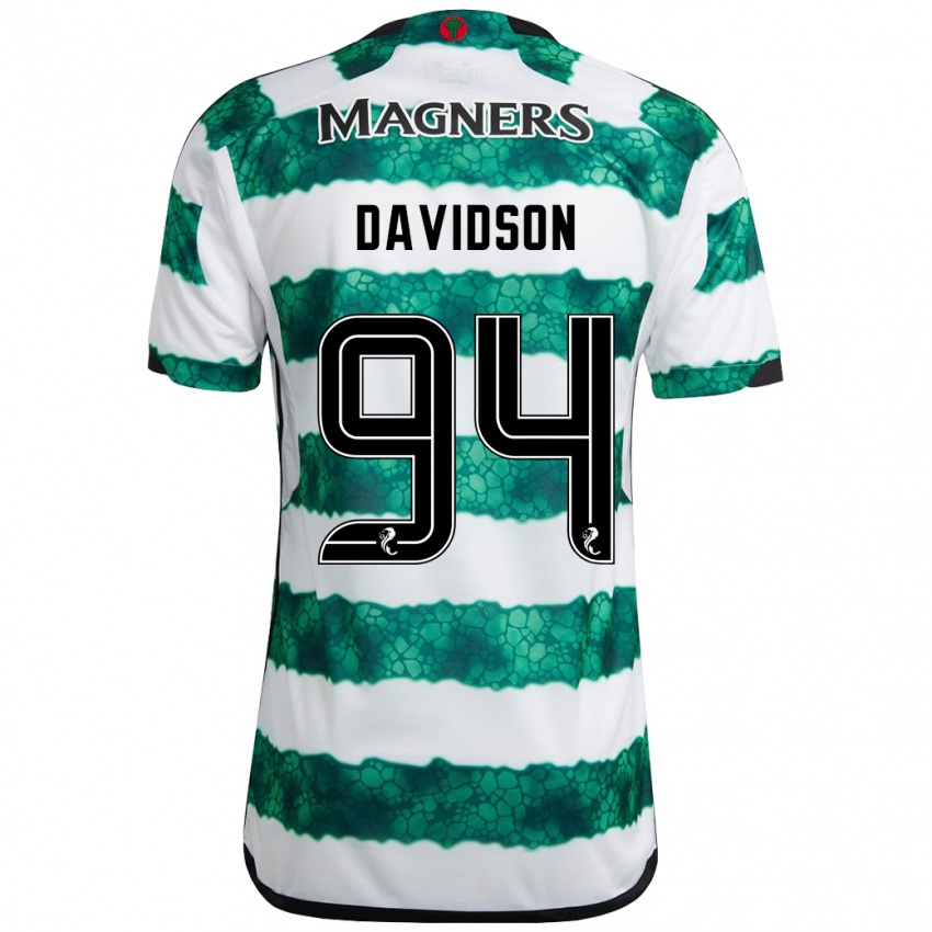 Kvinder Bruno Davidson #94 Grøn Hjemmebane Spillertrøjer 2023/24 Trøje T-Shirt