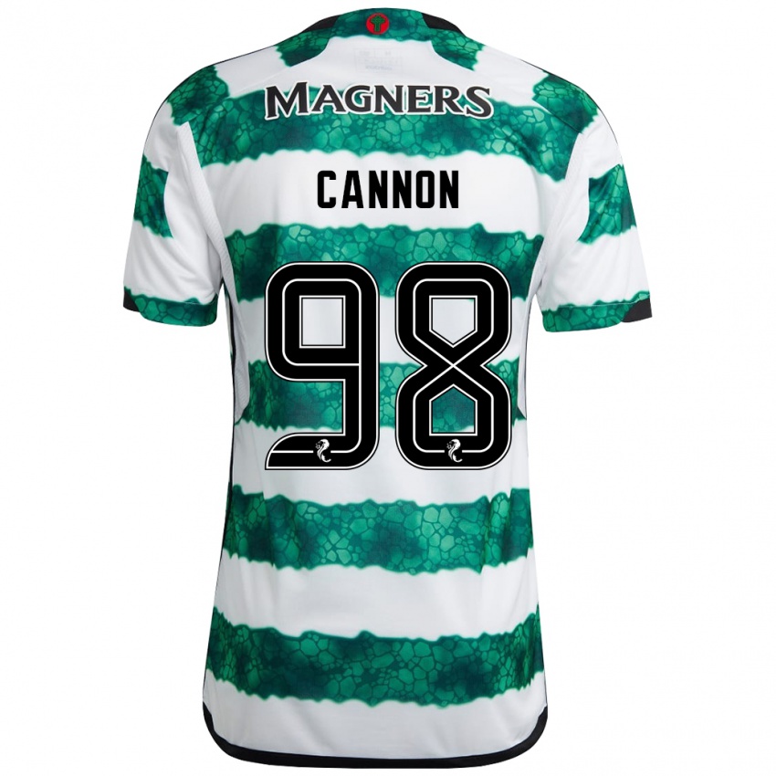 Kvinder Aidan Cannon #98 Grøn Hjemmebane Spillertrøjer 2023/24 Trøje T-Shirt