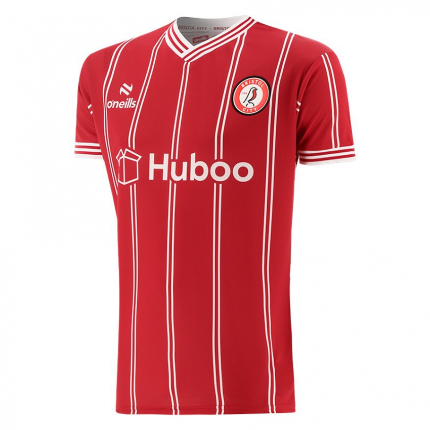 Kvinder Olly Thomas #37 Rød Hjemmebane Spillertrøjer 2023/24 Trøje T-Shirt