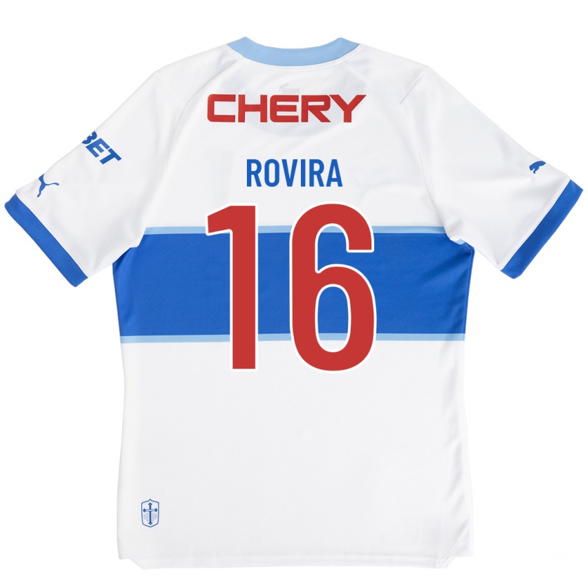 Kvinder Brayan Rovira #16 Hvid Hjemmebane Spillertrøjer 2023/24 Trøje T-Shirt