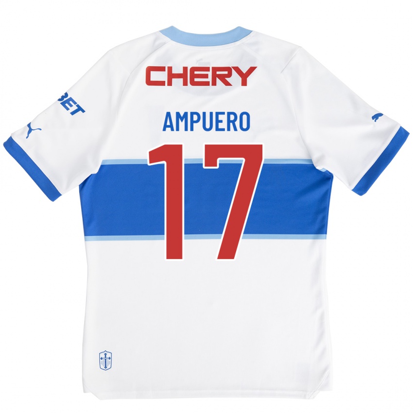 Kvinder Branco Ampuero #17 Hvid Hjemmebane Spillertrøjer 2023/24 Trøje T-Shirt