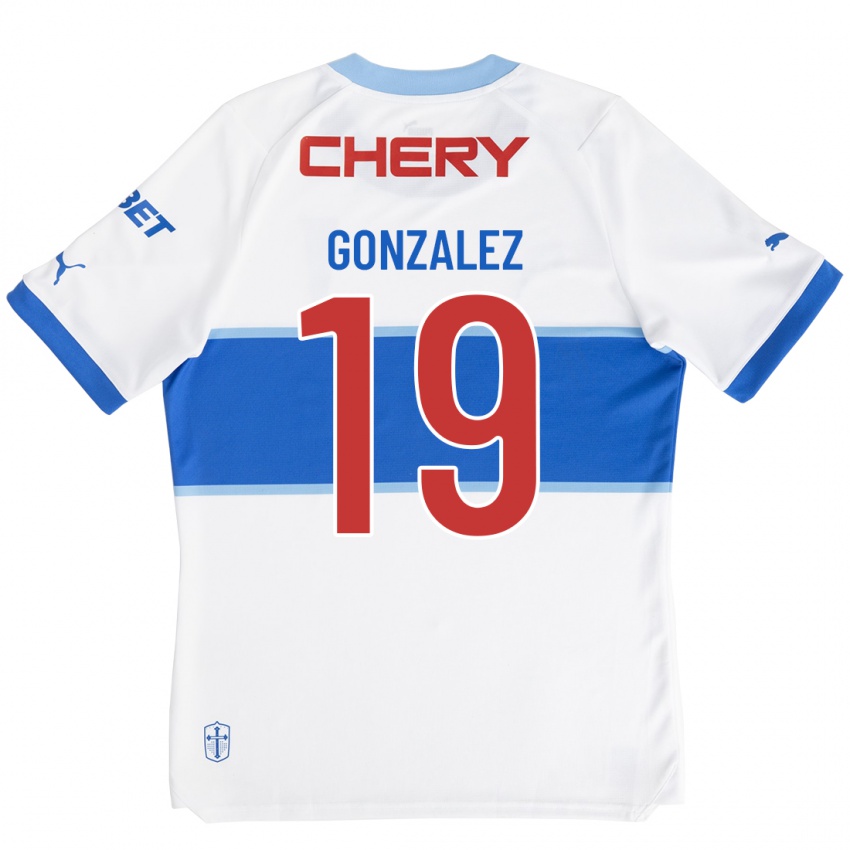 Kvinder Bryan González #19 Hvid Hjemmebane Spillertrøjer 2023/24 Trøje T-Shirt