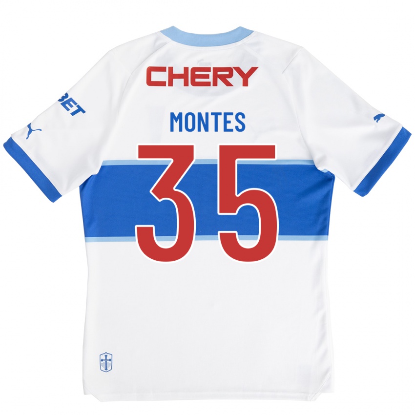 Kvinder Clemente Montes #35 Hvid Hjemmebane Spillertrøjer 2023/24 Trøje T-Shirt