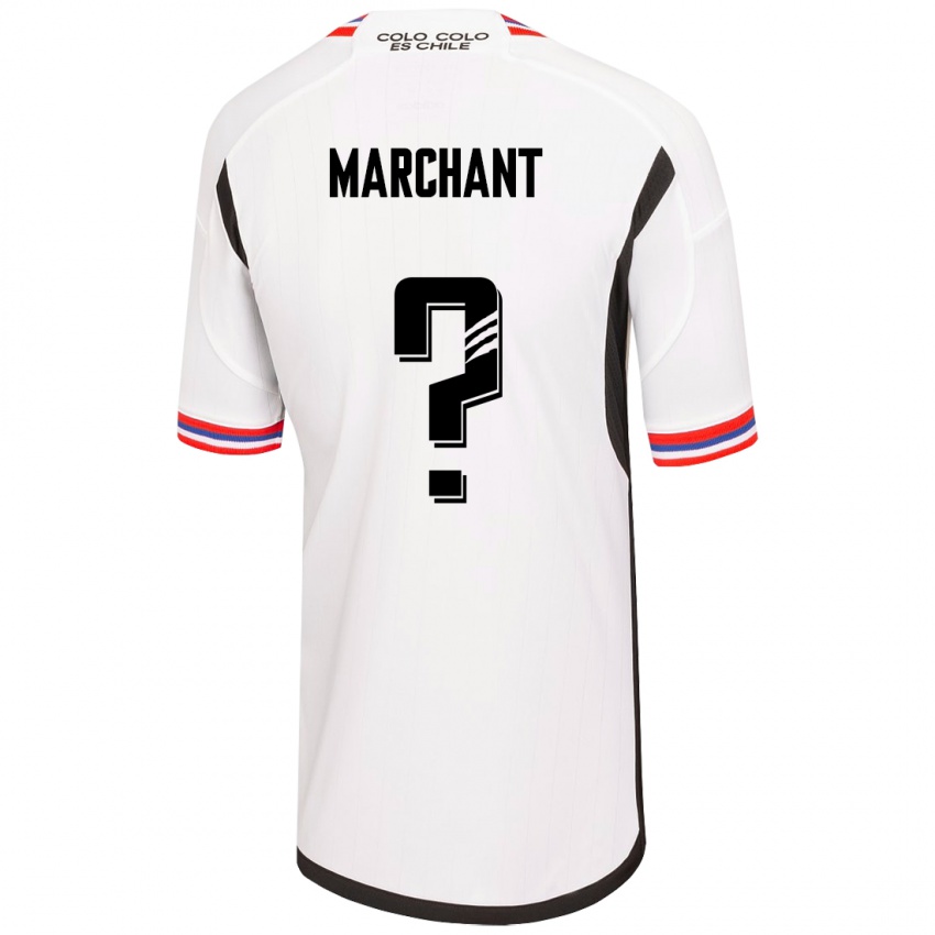 Kvinder Francisco Marchant #0 Hvid Hjemmebane Spillertrøjer 2023/24 Trøje T-Shirt
