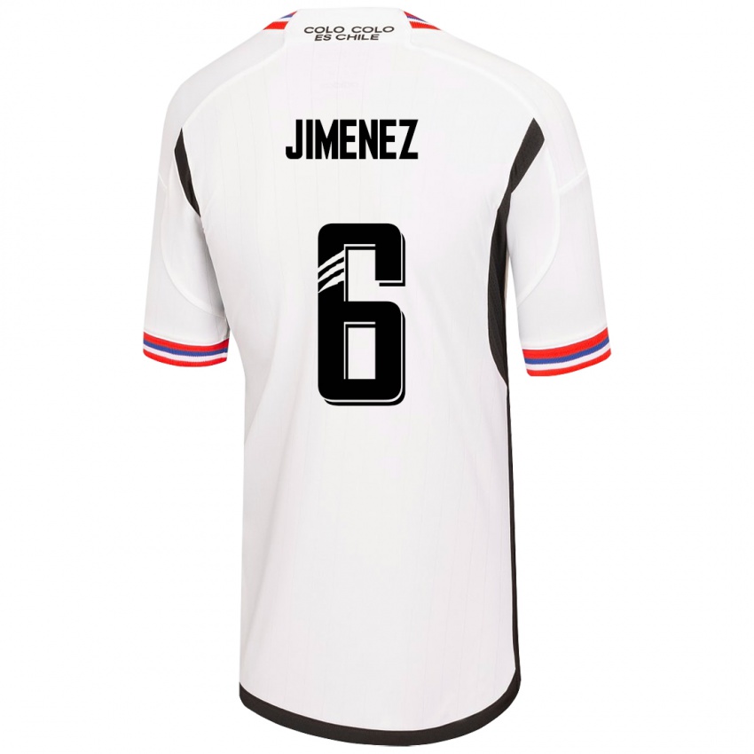 Kvinder Yastin Jiménez #6 Hvid Hjemmebane Spillertrøjer 2023/24 Trøje T-Shirt