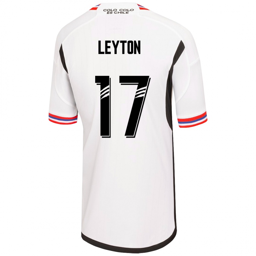 Kvinder Geraldine Leyton #17 Hvid Hjemmebane Spillertrøjer 2023/24 Trøje T-Shirt