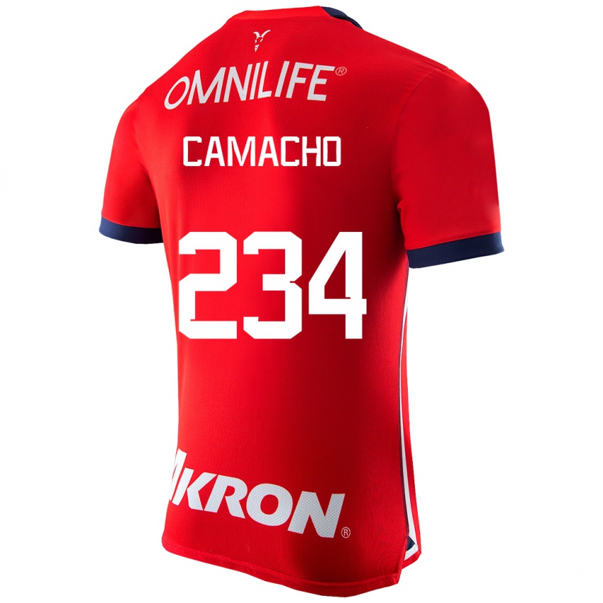 Kvinder Xandor Camacho #234 Rød Hjemmebane Spillertrøjer 2023/24 Trøje T-Shirt