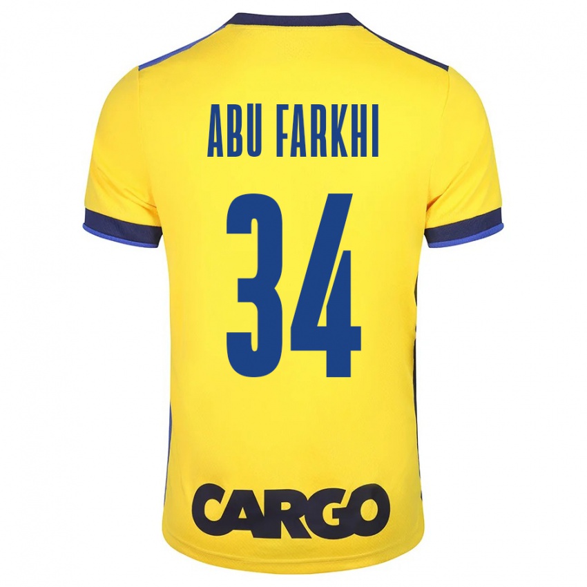 Kvinder Sayed Abu Farkhi #34 Gul Hjemmebane Spillertrøjer 2023/24 Trøje T-Shirt