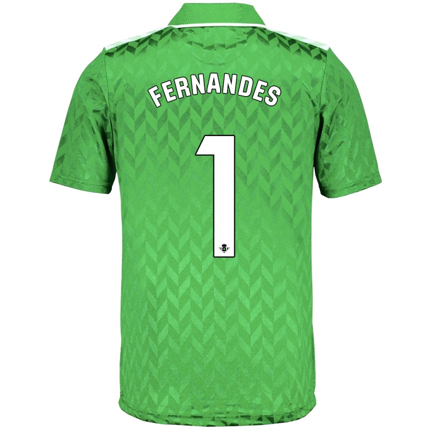 Kvinder Guilherme Fernandes #1 Grøn Udebane Spillertrøjer 2023/24 Trøje T-Shirt