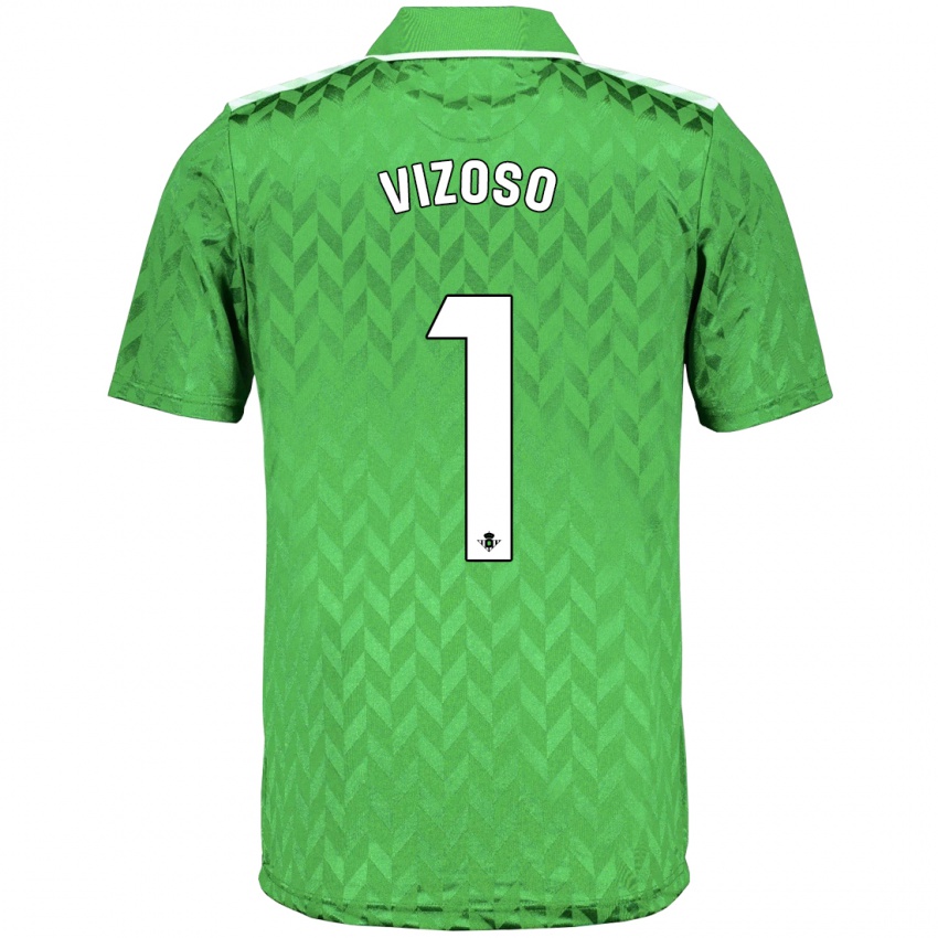 Kvinder Paula Vizoso Prieto #1 Grøn Udebane Spillertrøjer 2023/24 Trøje T-Shirt