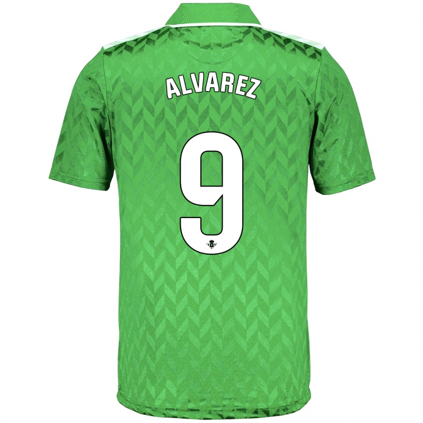 Kvinder Carmen Álvarez Sánchez #9 Grøn Udebane Spillertrøjer 2023/24 Trøje T-Shirt