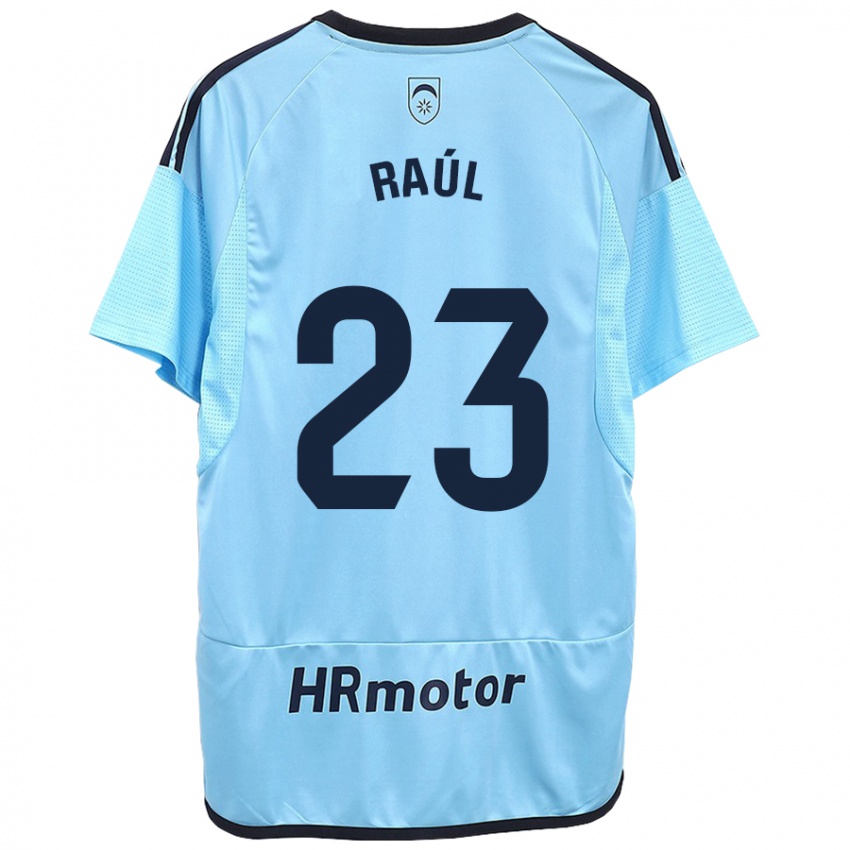 Kvinder Raúl García #23 Blå Udebane Spillertrøjer 2023/24 Trøje T-Shirt