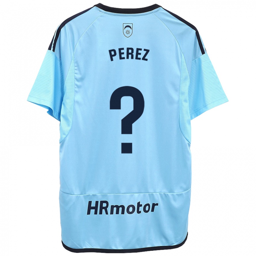 Kvinder Bruno Perez #0 Blå Udebane Spillertrøjer 2023/24 Trøje T-Shirt