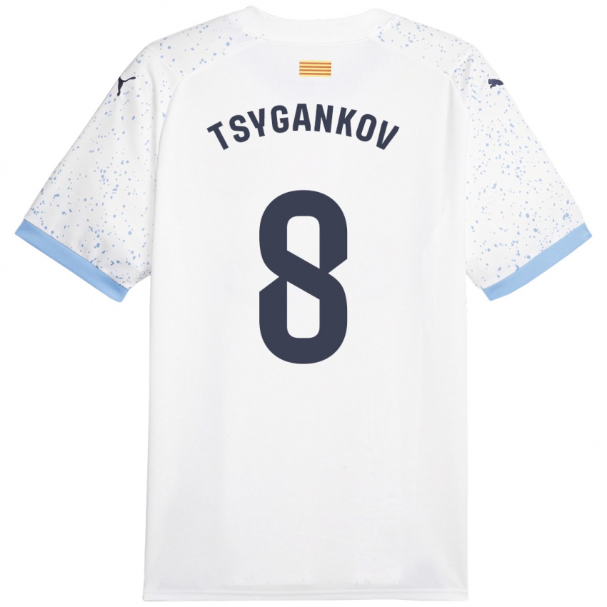 Kvinder Viktor Tsygankov #8 Hvid Udebane Spillertrøjer 2023/24 Trøje T-Shirt