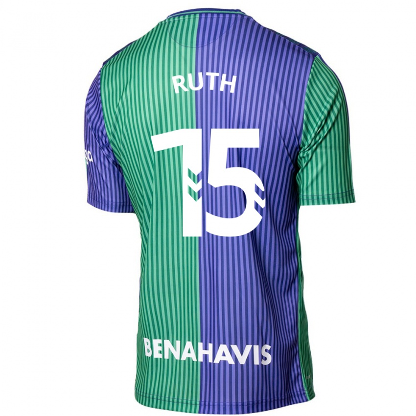 Kvinder Ruth #15 Grøn Blå Udebane Spillertrøjer 2023/24 Trøje T-Shirt