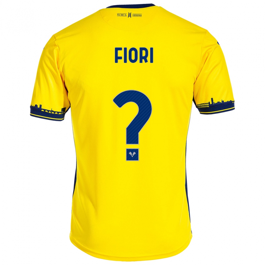 Kvinder Nicolas Fiori #0 Gul Udebane Spillertrøjer 2023/24 Trøje T-Shirt