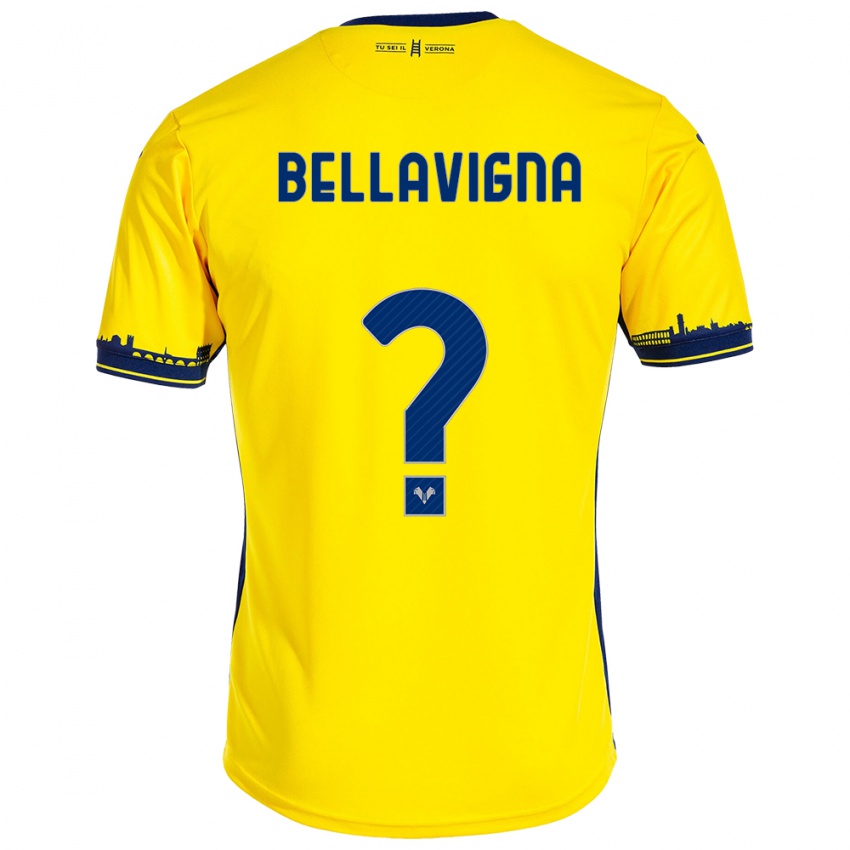 Kvinder Marco Bellavigna #0 Gul Udebane Spillertrøjer 2023/24 Trøje T-Shirt