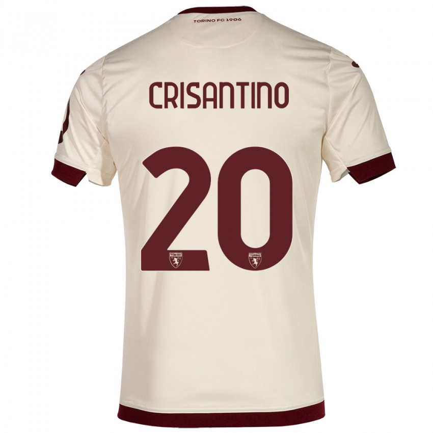 Kvinder Giulia Crisantino #20 Champagne Udebane Spillertrøjer 2023/24 Trøje T-Shirt