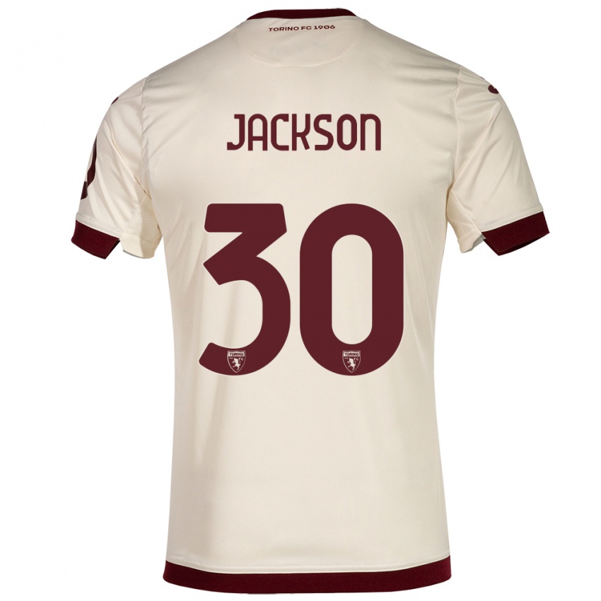 Kvinder Michael Jackson #30 Champagne Udebane Spillertrøjer 2023/24 Trøje T-Shirt