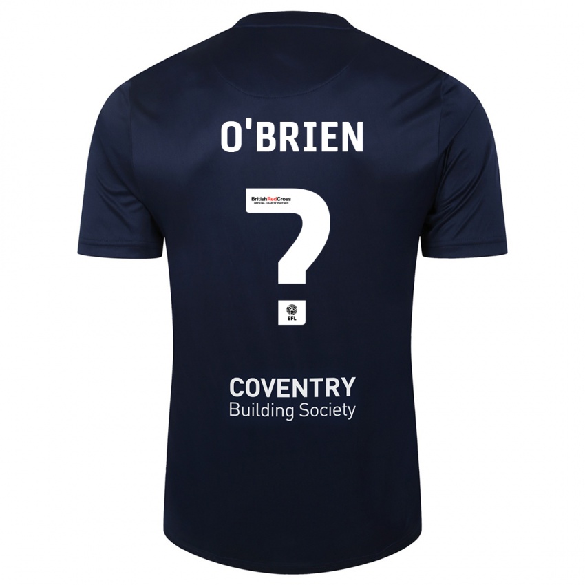 Kvinder Fionn O'brien #0 Rød Flåde Udebane Spillertrøjer 2023/24 Trøje T-Shirt