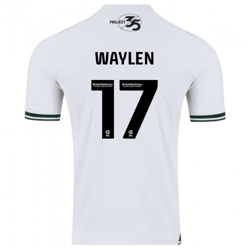 Kvinder Libby Waylen #17 Hvid Udebane Spillertrøjer 2023/24 Trøje T-Shirt