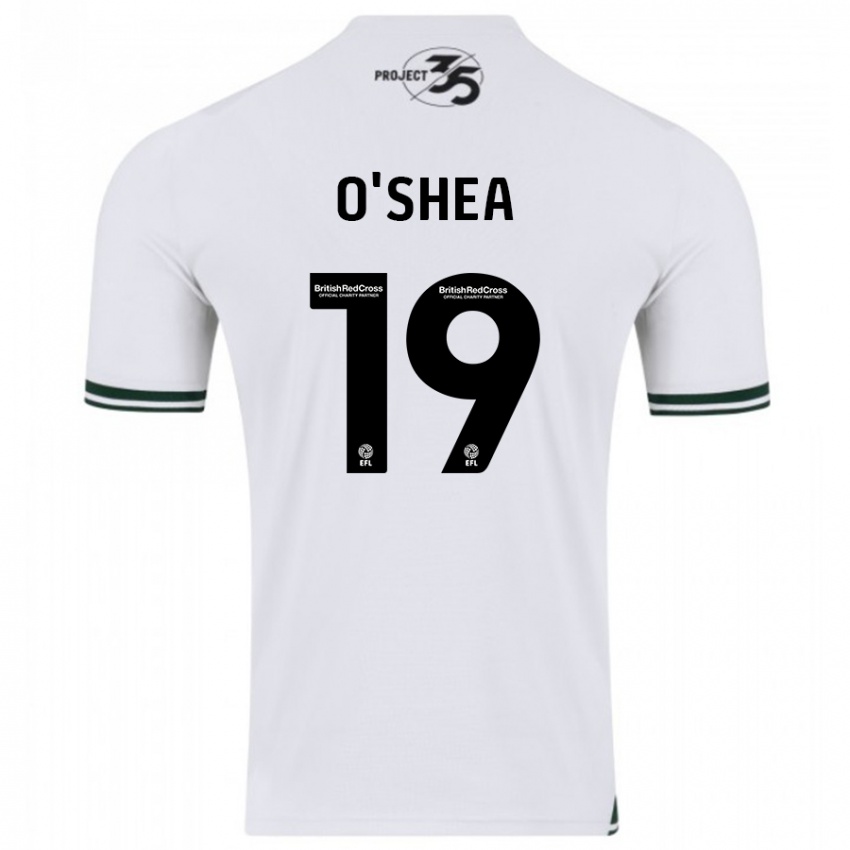 Kvinder Erin O'shea #19 Hvid Udebane Spillertrøjer 2023/24 Trøje T-Shirt