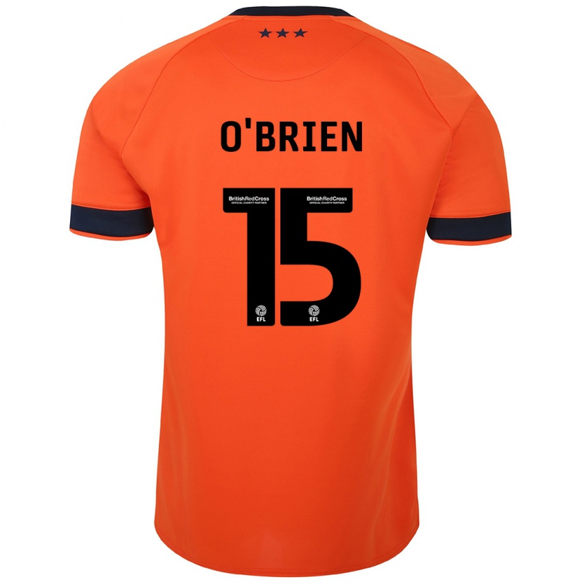 Kvinder Lucy O'brien #15 Appelsin Udebane Spillertrøjer 2023/24 Trøje T-Shirt