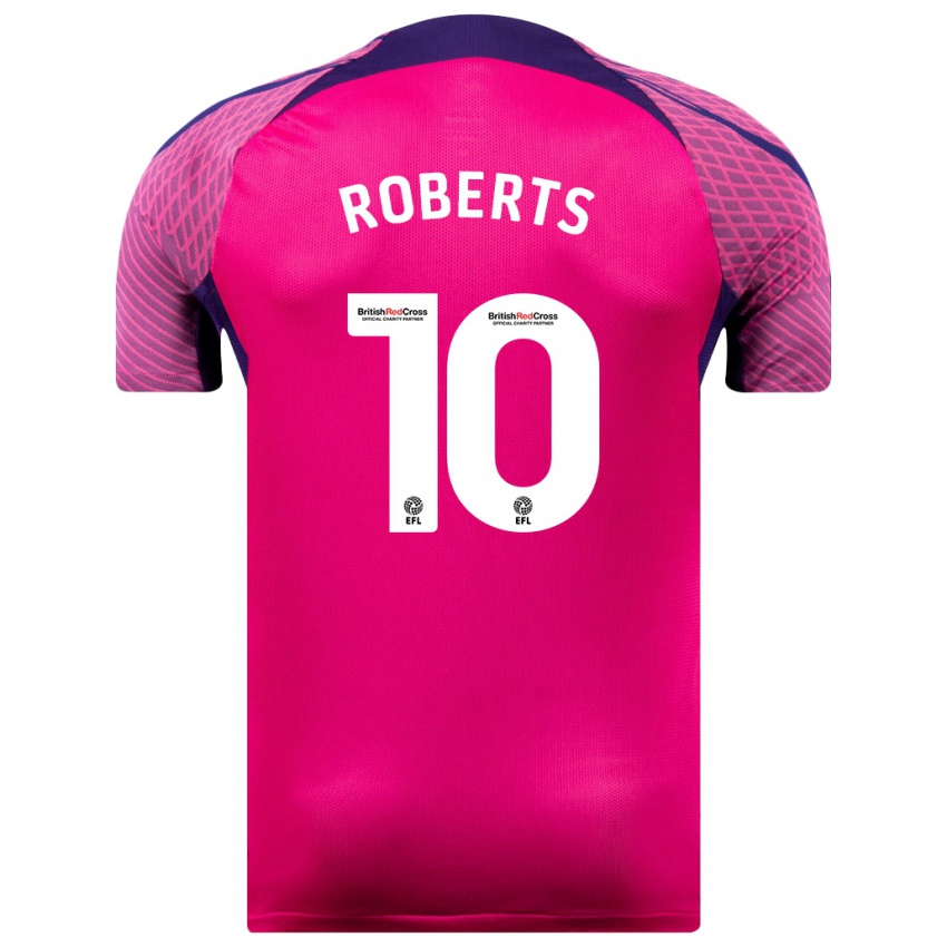 Kvinder Patrick Roberts #10 Lilla Udebane Spillertrøjer 2023/24 Trøje T-Shirt