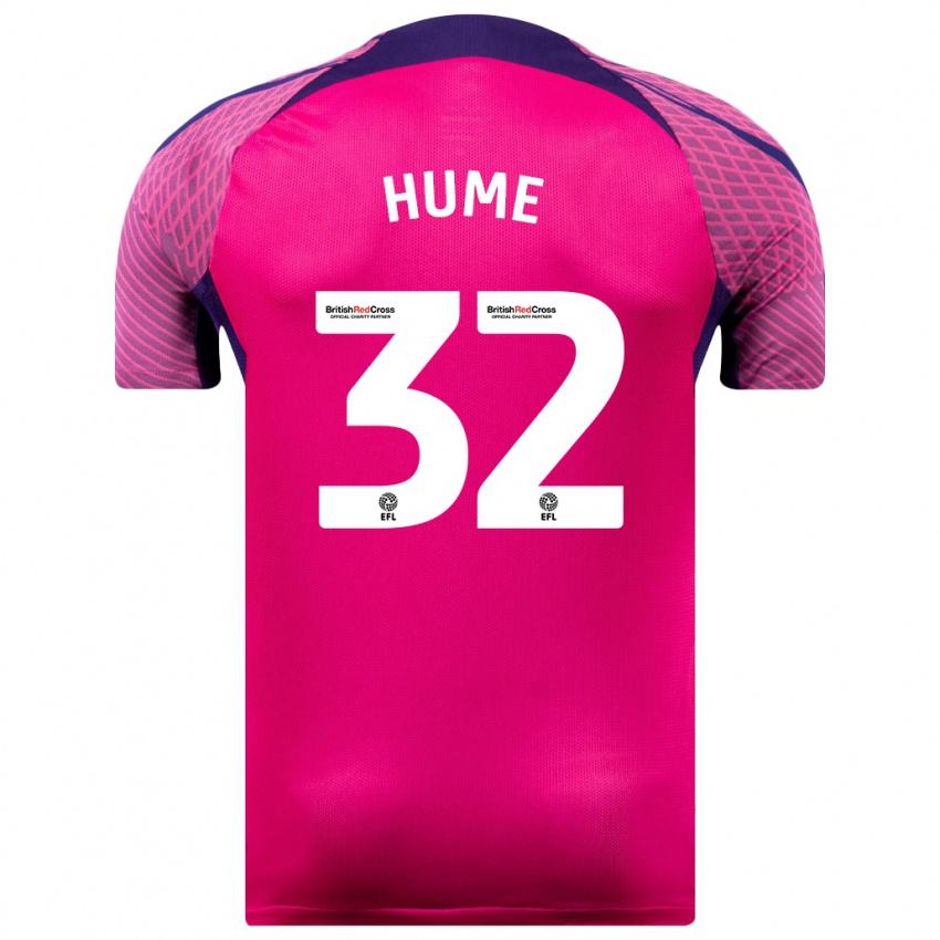 Kvinder Trai Hume #32 Lilla Udebane Spillertrøjer 2023/24 Trøje T-Shirt