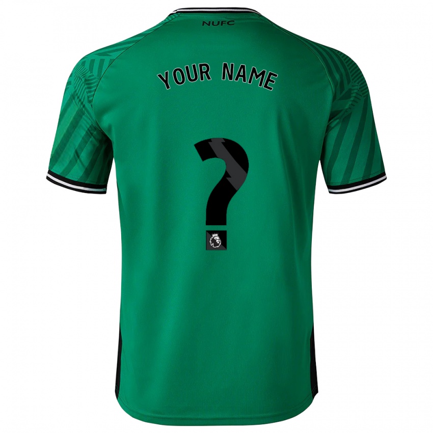 Kvinder Dit Navn #0 Grøn Udebane Spillertrøjer 2023/24 Trøje T-Shirt