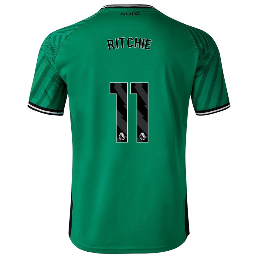 Kvinder Matt Ritchie #11 Grøn Udebane Spillertrøjer 2023/24 Trøje T-Shirt