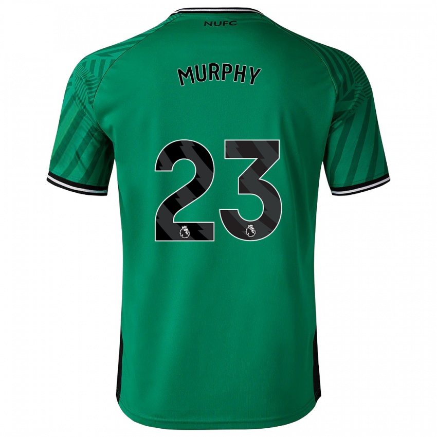 Kvinder Jacob Murphy #23 Grøn Udebane Spillertrøjer 2023/24 Trøje T-Shirt