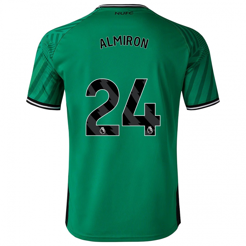 Kvinder Miguel Almiron #24 Grøn Udebane Spillertrøjer 2023/24 Trøje T-Shirt