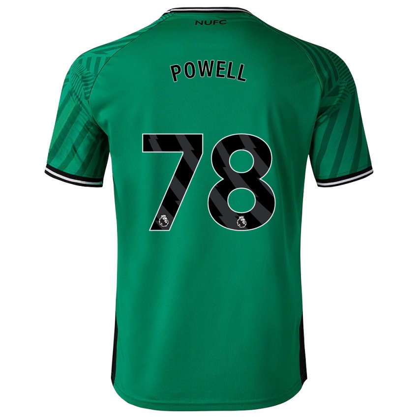 Kvinder Harry Powell #78 Grøn Udebane Spillertrøjer 2023/24 Trøje T-Shirt