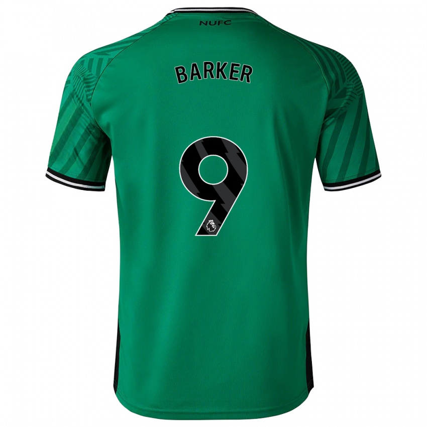 Kvinder Katie Barker #9 Grøn Udebane Spillertrøjer 2023/24 Trøje T-Shirt