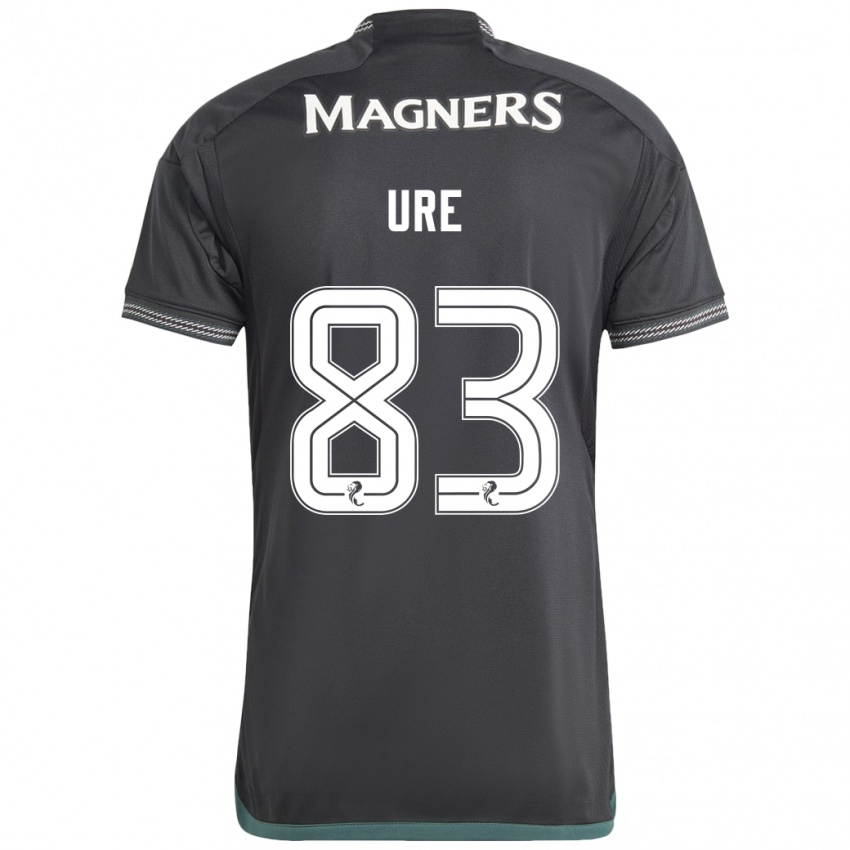 Kvinder Kyle Ure #83 Sort Udebane Spillertrøjer 2023/24 Trøje T-Shirt