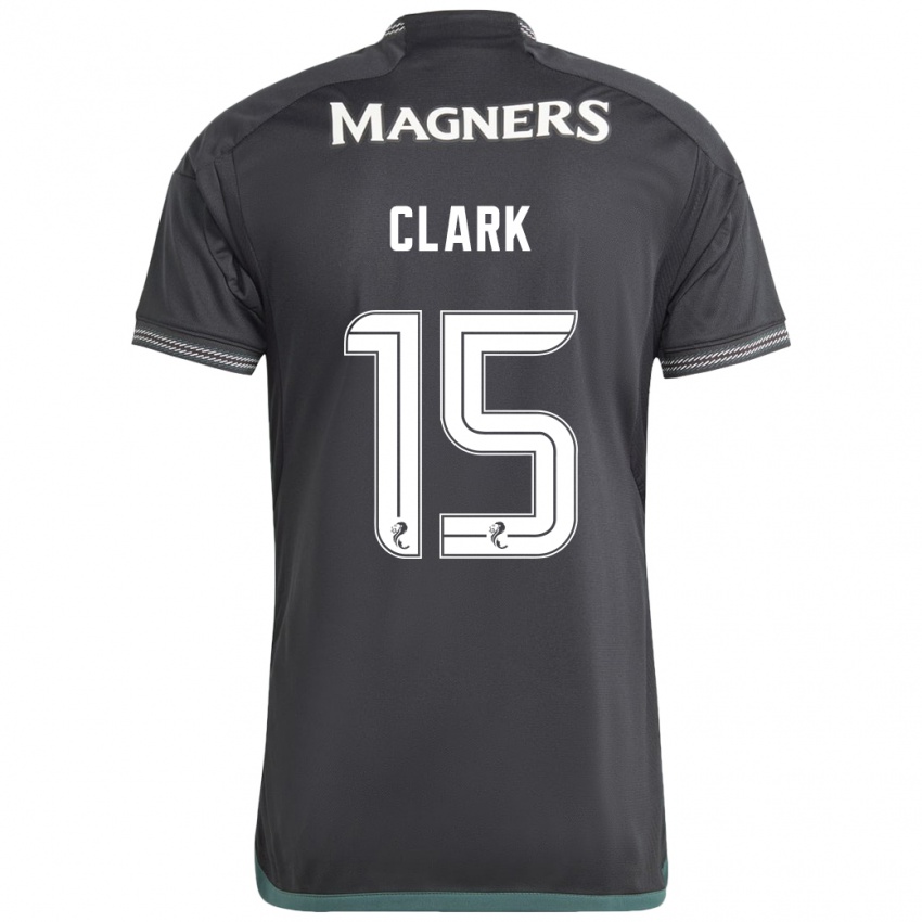 Kvinder Kelly Clark #15 Sort Udebane Spillertrøjer 2023/24 Trøje T-Shirt