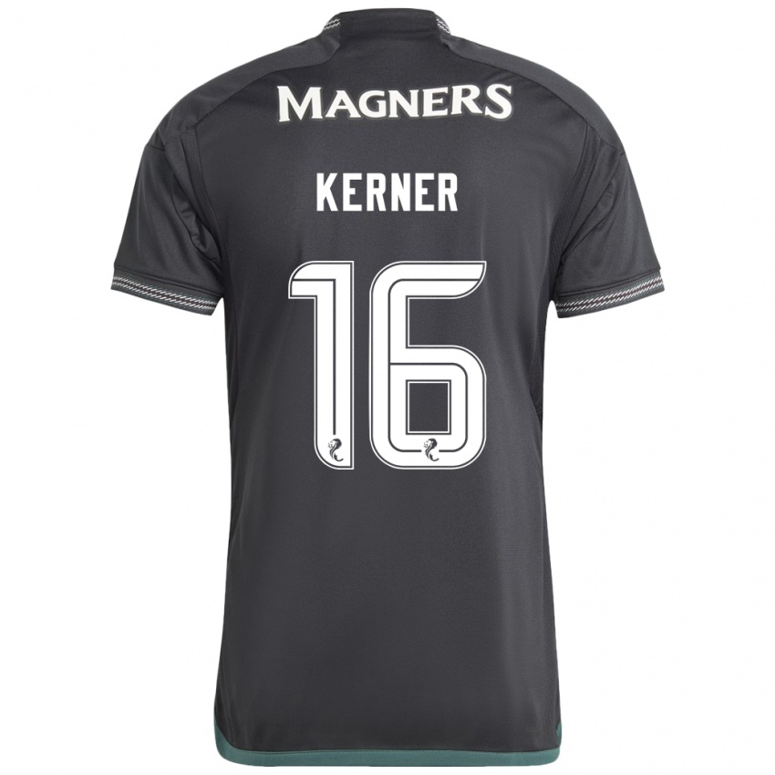 Kvinder Hana Kerner #16 Sort Udebane Spillertrøjer 2023/24 Trøje T-Shirt