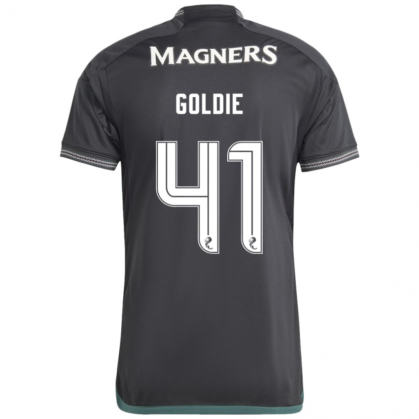 Kvinder Clare Goldie #41 Sort Udebane Spillertrøjer 2023/24 Trøje T-Shirt