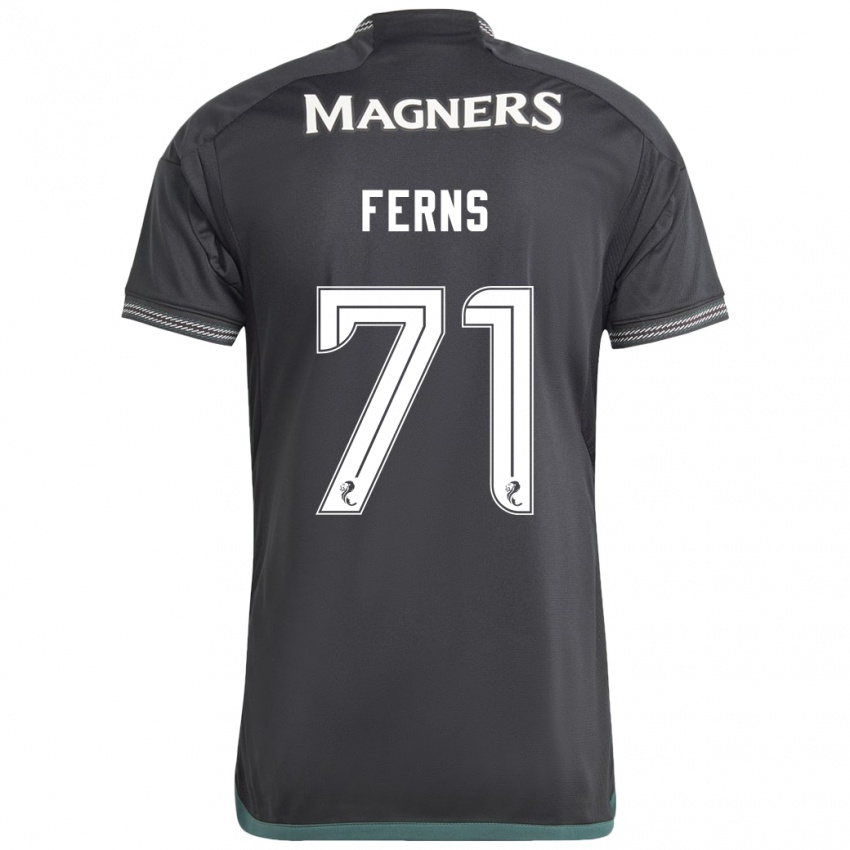 Kvinder Abbie Ferns #71 Sort Udebane Spillertrøjer 2023/24 Trøje T-Shirt