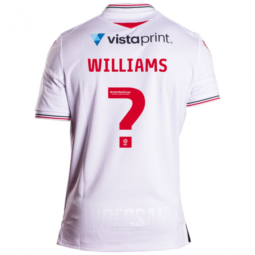 Kvinder Sam Williams #0 Hvid Udebane Spillertrøjer 2023/24 Trøje T-Shirt