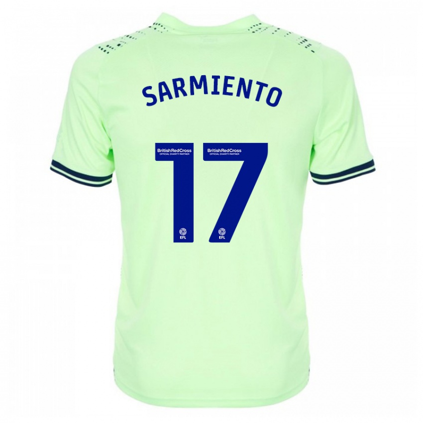 Kvinder Jeremy Sarmiento #17 Flåde Udebane Spillertrøjer 2023/24 Trøje T-Shirt