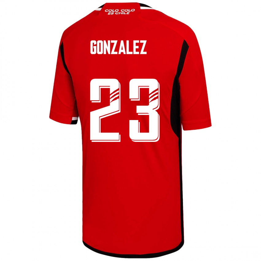 Kvinder Ramiro González #23 Rød Udebane Spillertrøjer 2023/24 Trøje T-Shirt