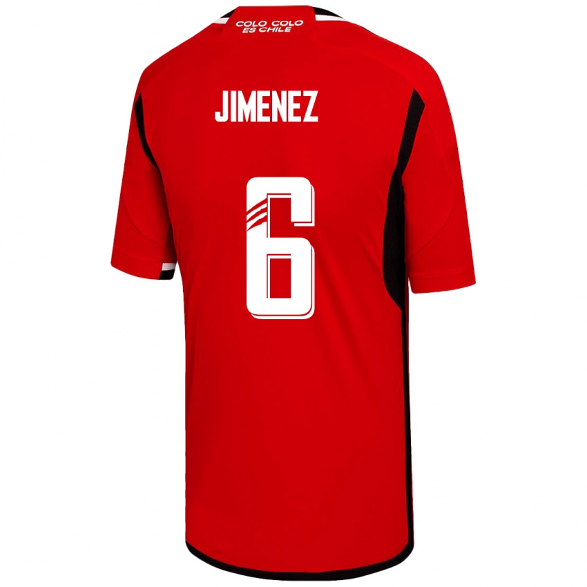 Kvinder Yastin Jiménez #6 Rød Udebane Spillertrøjer 2023/24 Trøje T-Shirt