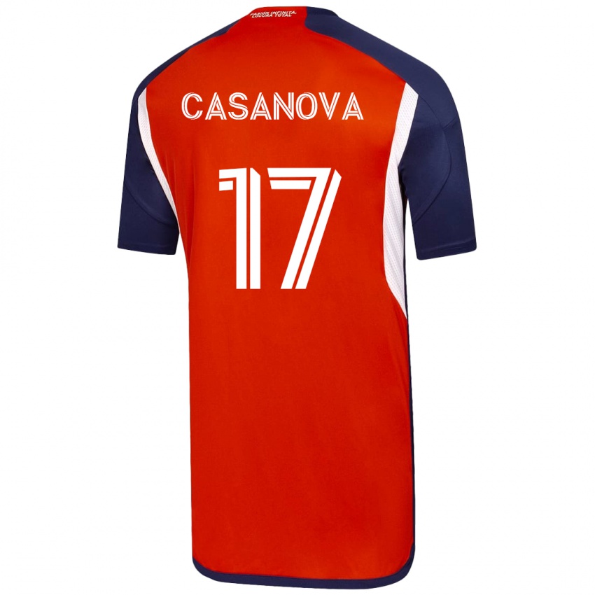 Kvinder Luis Casanova #17 Hvid Udebane Spillertrøjer 2023/24 Trøje T-Shirt