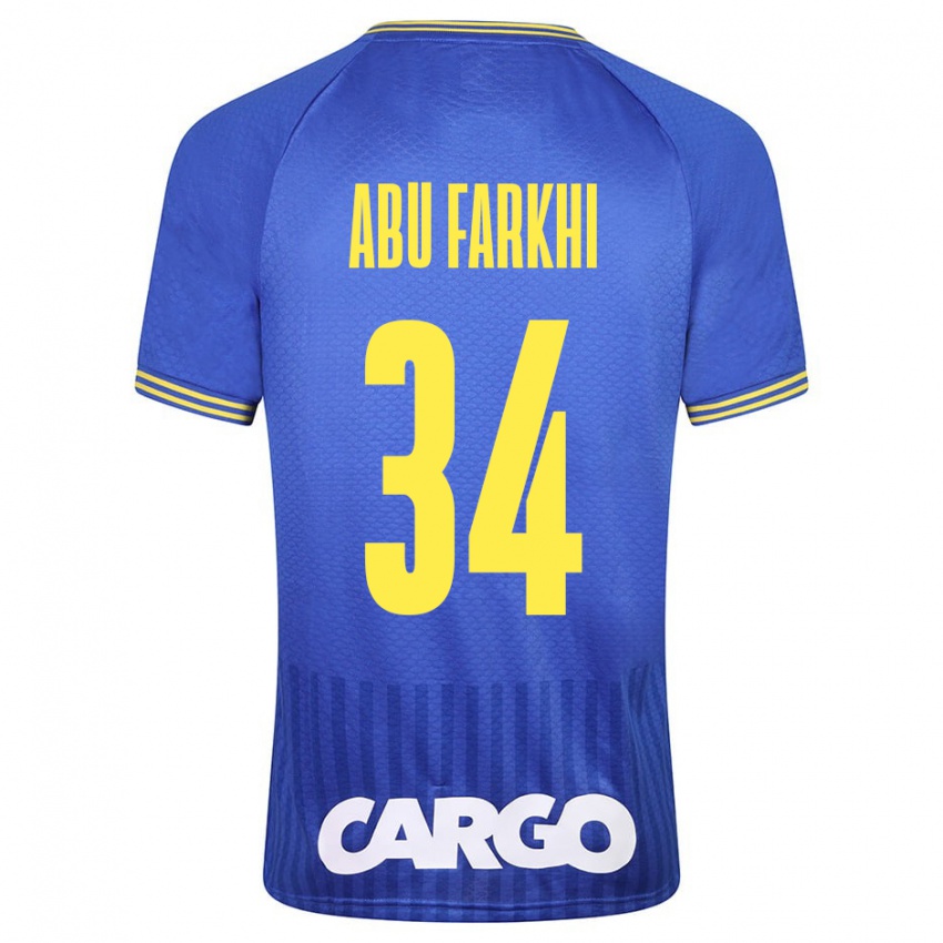 Kvinder Sayed Abu Farkhi #34 Blå Udebane Spillertrøjer 2023/24 Trøje T-Shirt