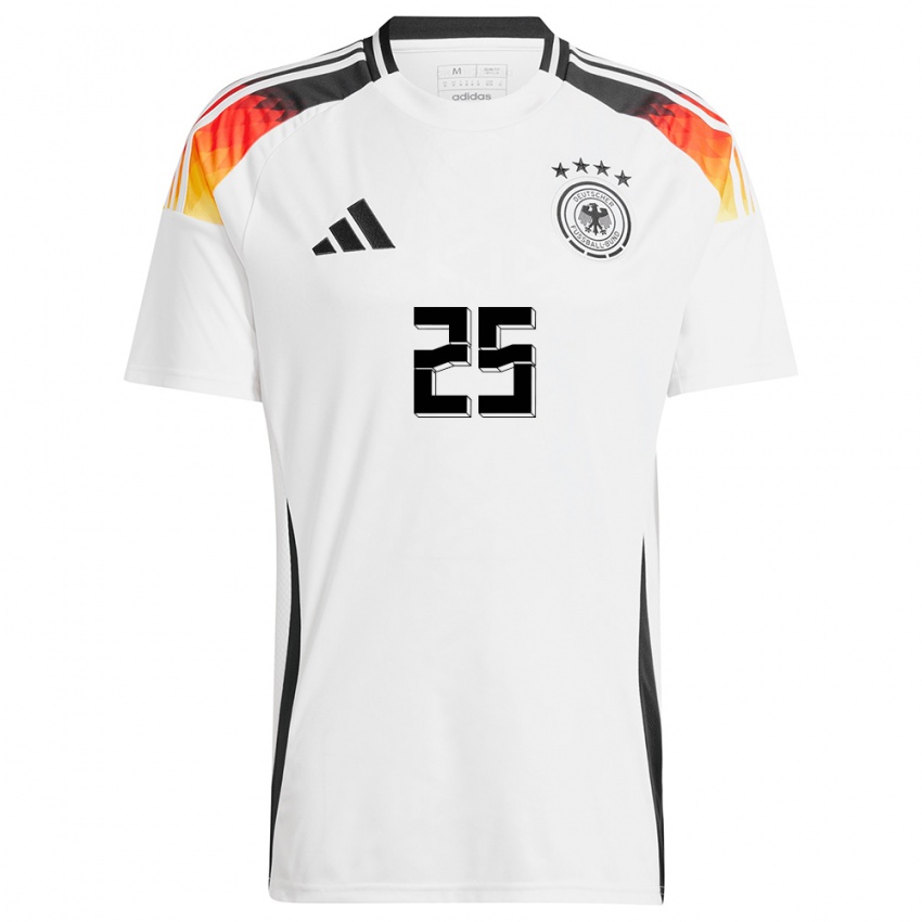 Børn Tyskland Emre Can #25 Hvid Hjemmebane Spillertrøjer 24-26 Trøje T-Shirt