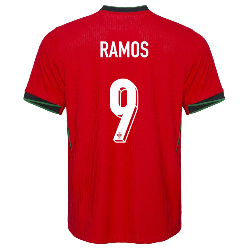 Børn Portugal Goncalo Ramos #9 Rød Hjemmebane Spillertrøjer 24-26 Trøje T-Shirt