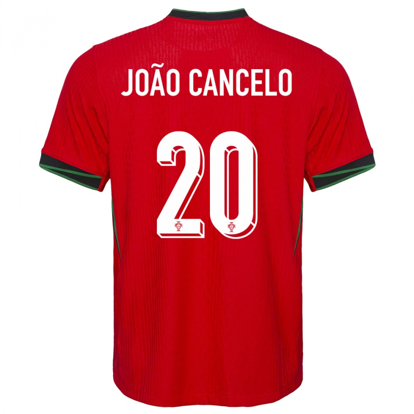 Børn Portugal Joao Cancelo #20 Rød Hjemmebane Spillertrøjer 24-26 Trøje T-Shirt